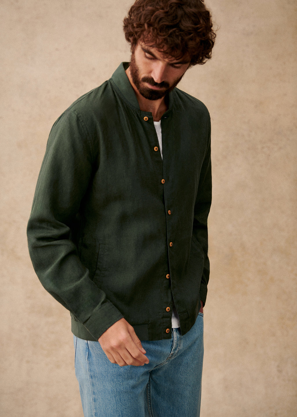 Surchemise Ellis Lin - Vert Foncé