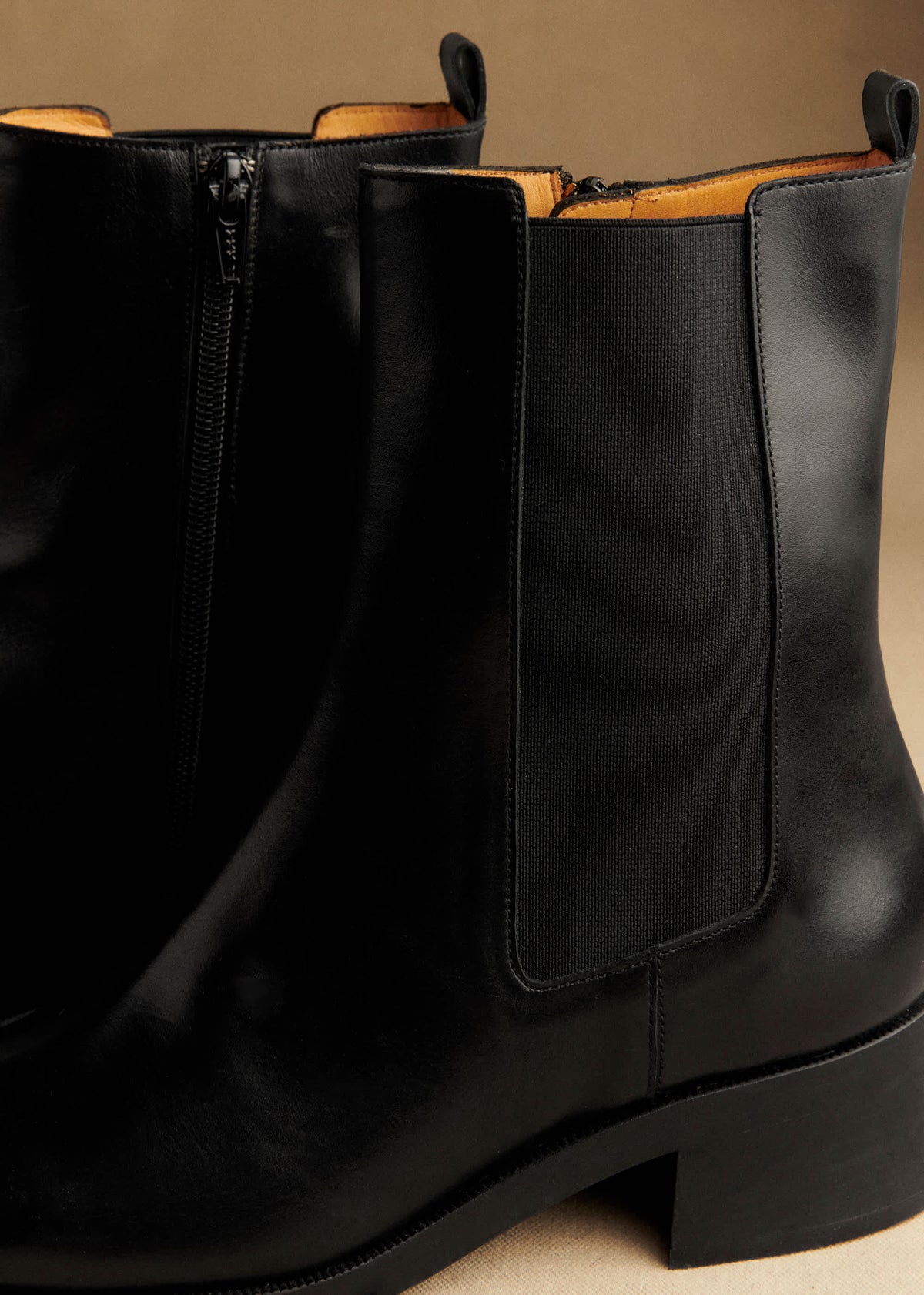 Bottines Low Agnès - Noir Glacé