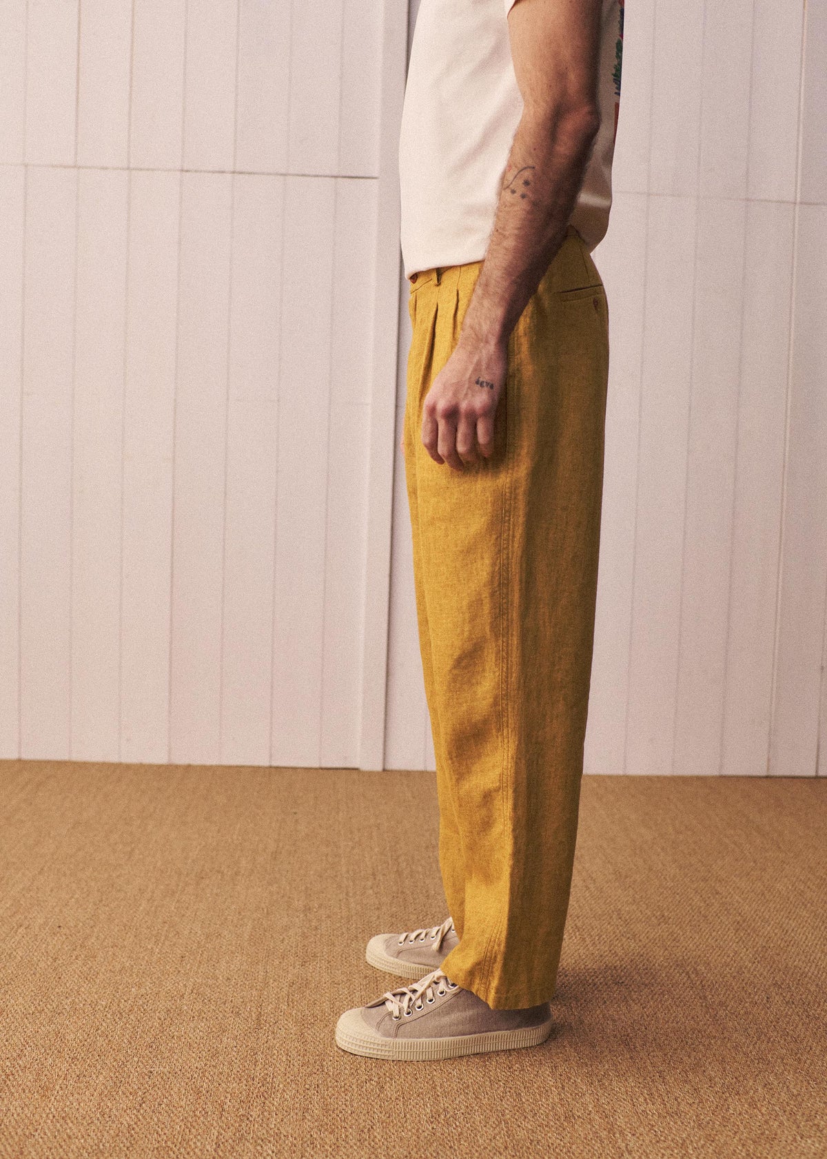 Pantalon Floris - Moutarde