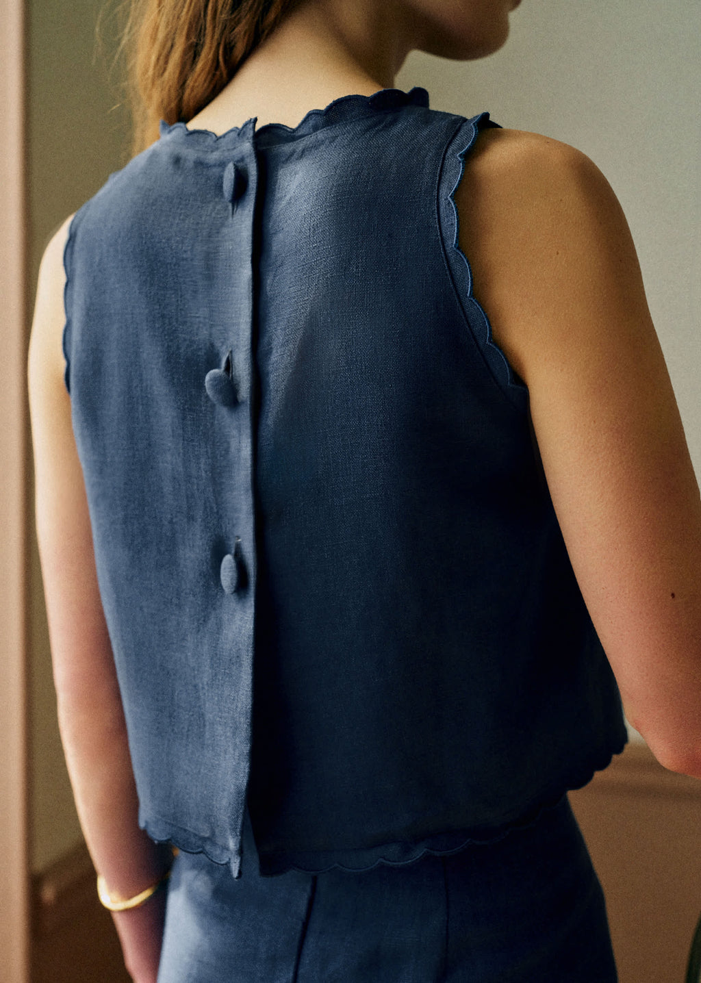 Blouse Avelina - Bleu Minuit