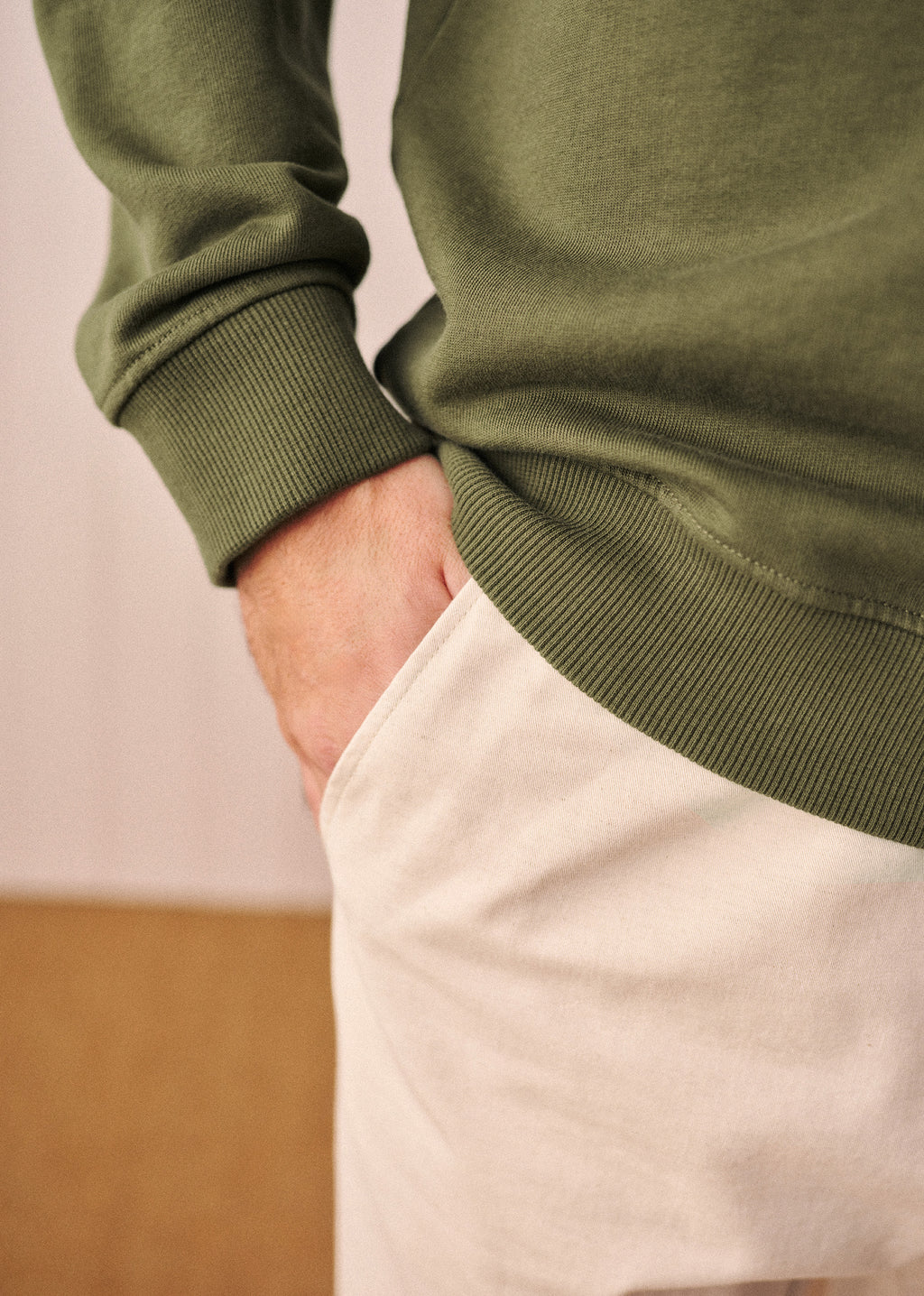 Sweatshirt Jaylen - Kaki