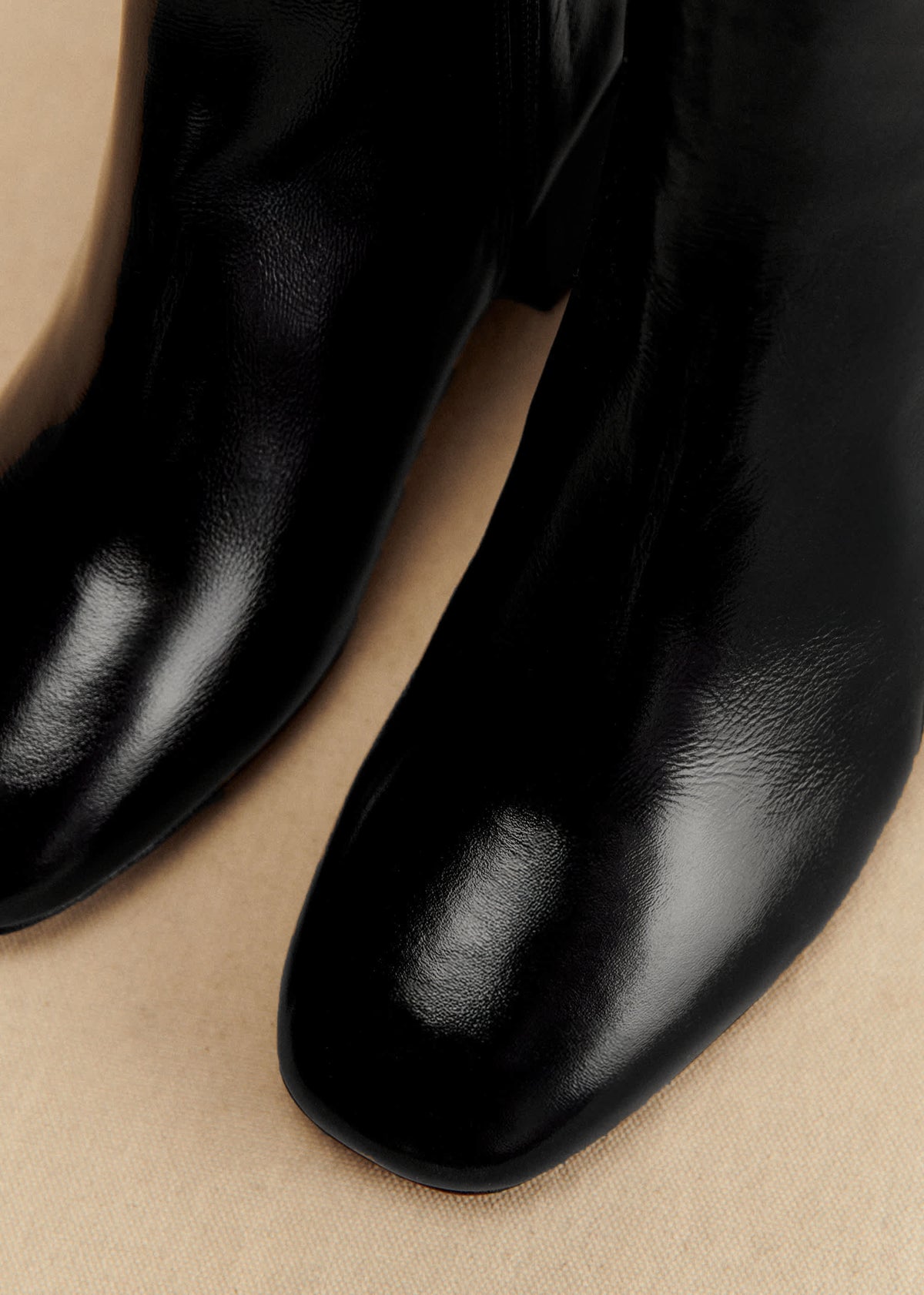 Bottines Leonie - Noir Vernis