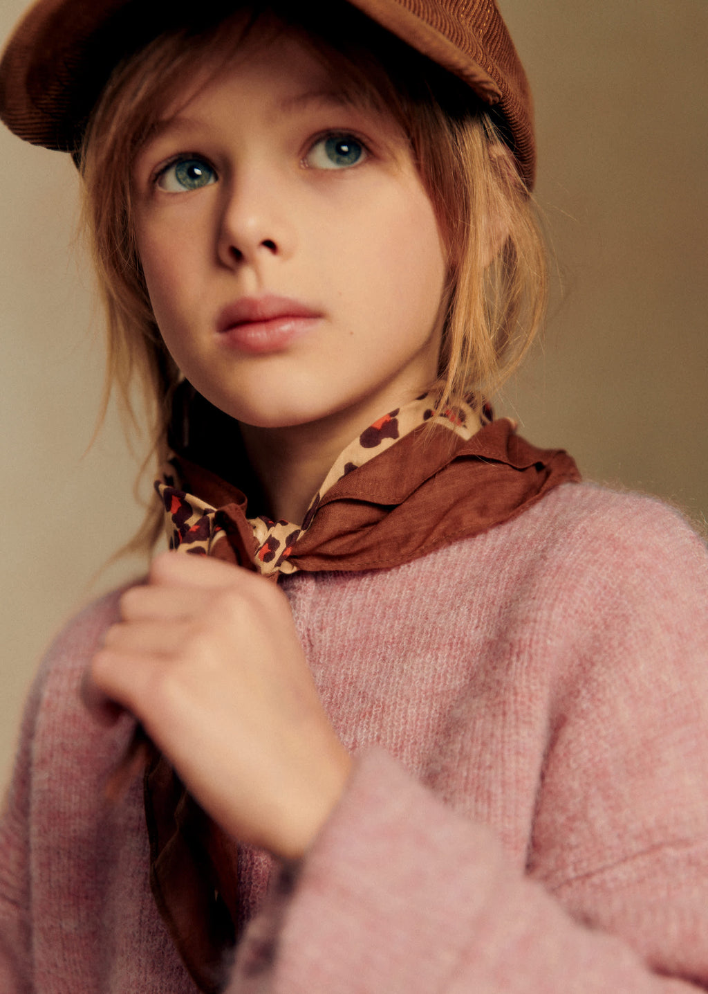 Foulard Léopard - Léopard Orange