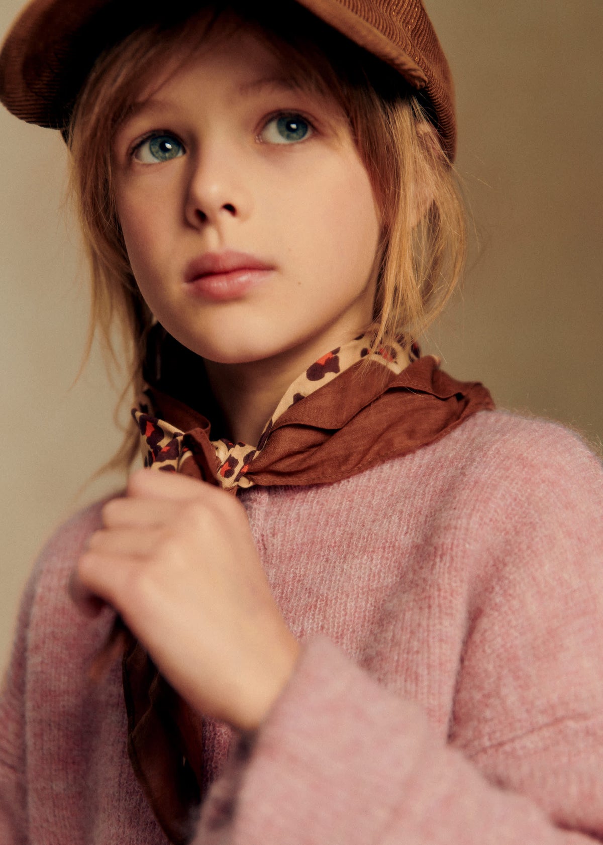 Foulard Léopard - Léopard Orange