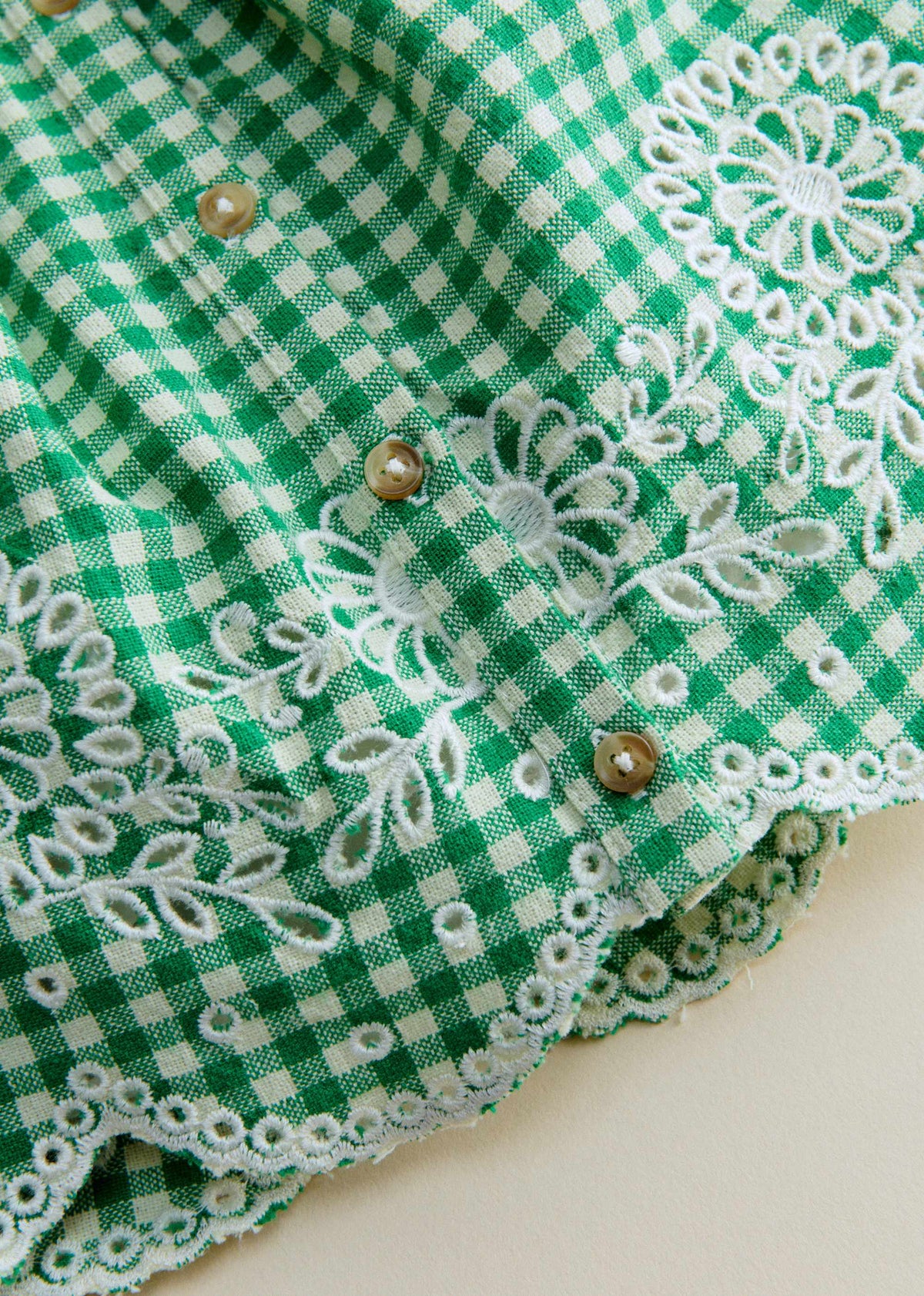 Blouse Amanie - Vichy Vert