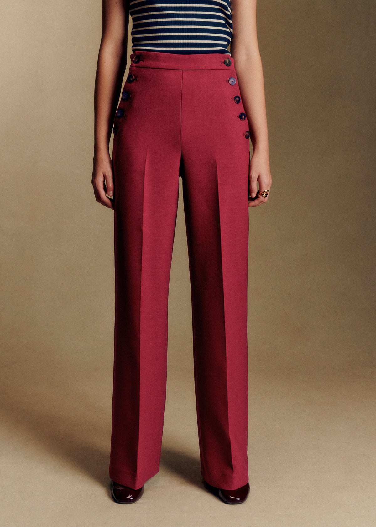 Pantalon Marino - Grenat