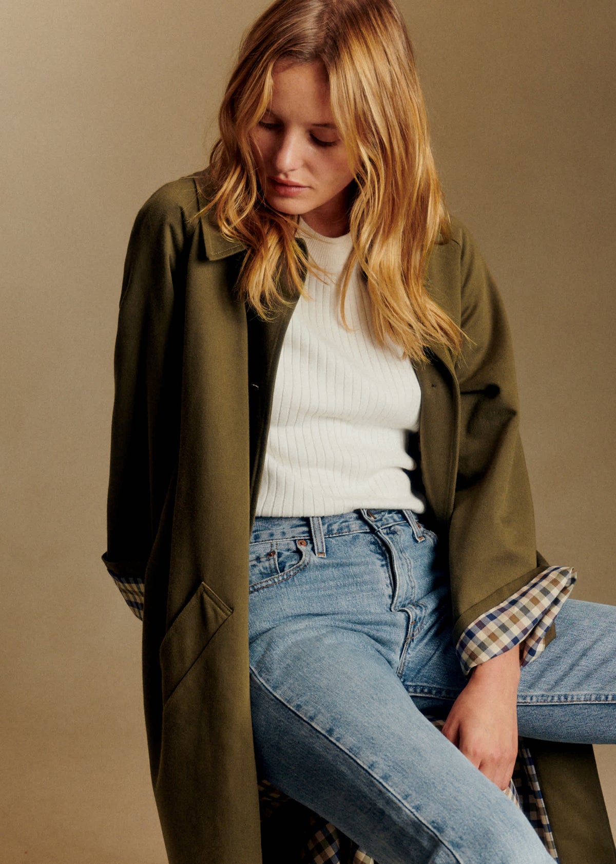 Manteau Clyde - Kaki Foncé