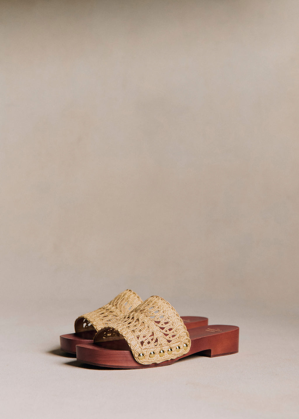 Sabots low Maria - Naturel Textile Tressé