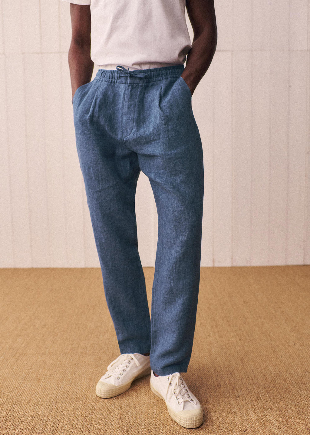 Pantalon Agnel - Bleu Chiné