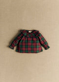 Blouse Héloïse - Carreaux rouge et vert