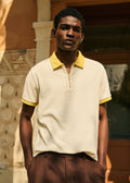 Polo Ari - Ecru / Jaune