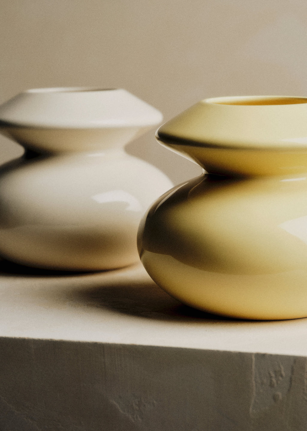 Vase Romie Objetti - Petit Modèle - Jaune