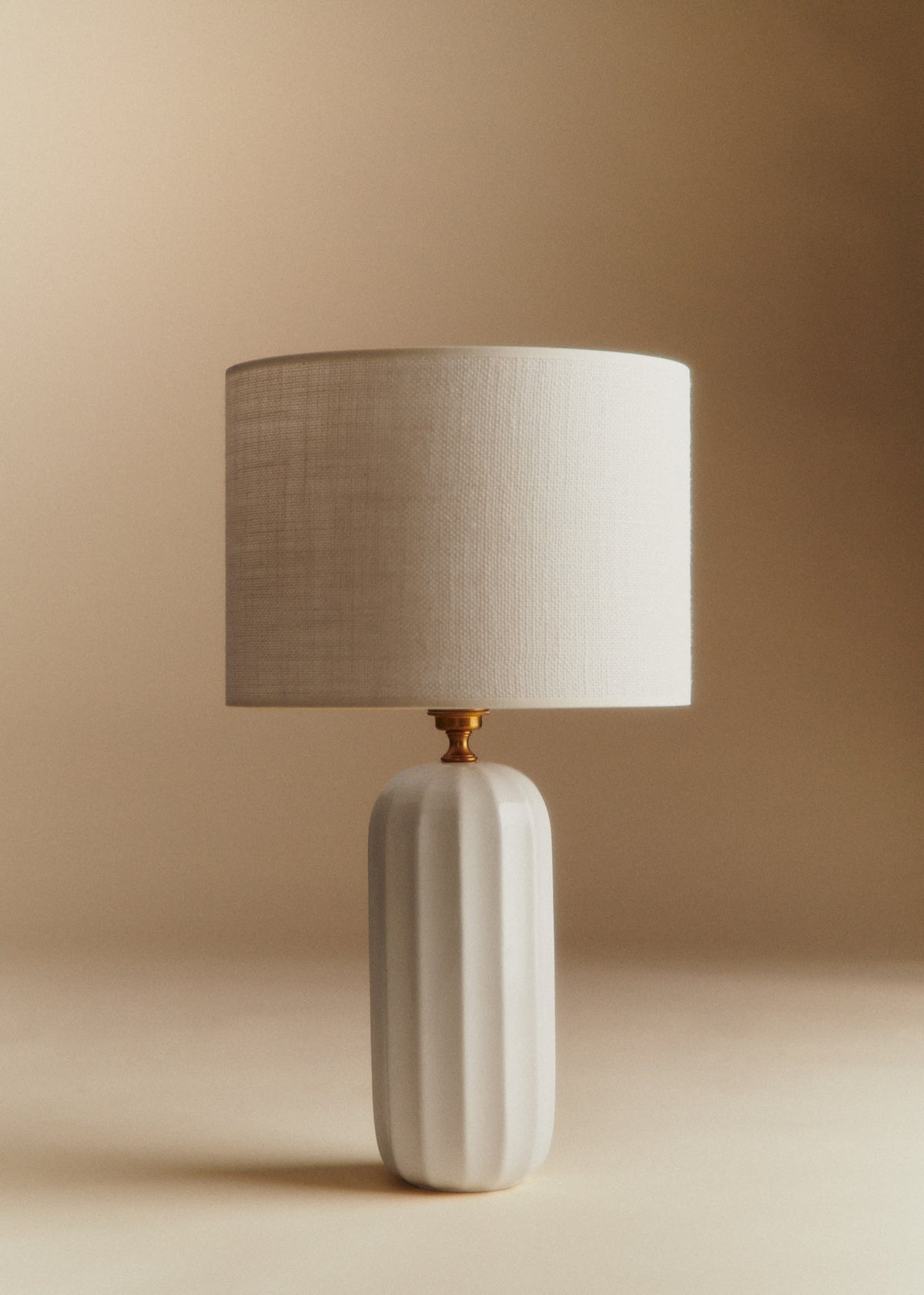 Lampe Traviata - écru - Abat-jour Dolce - Jute Écru