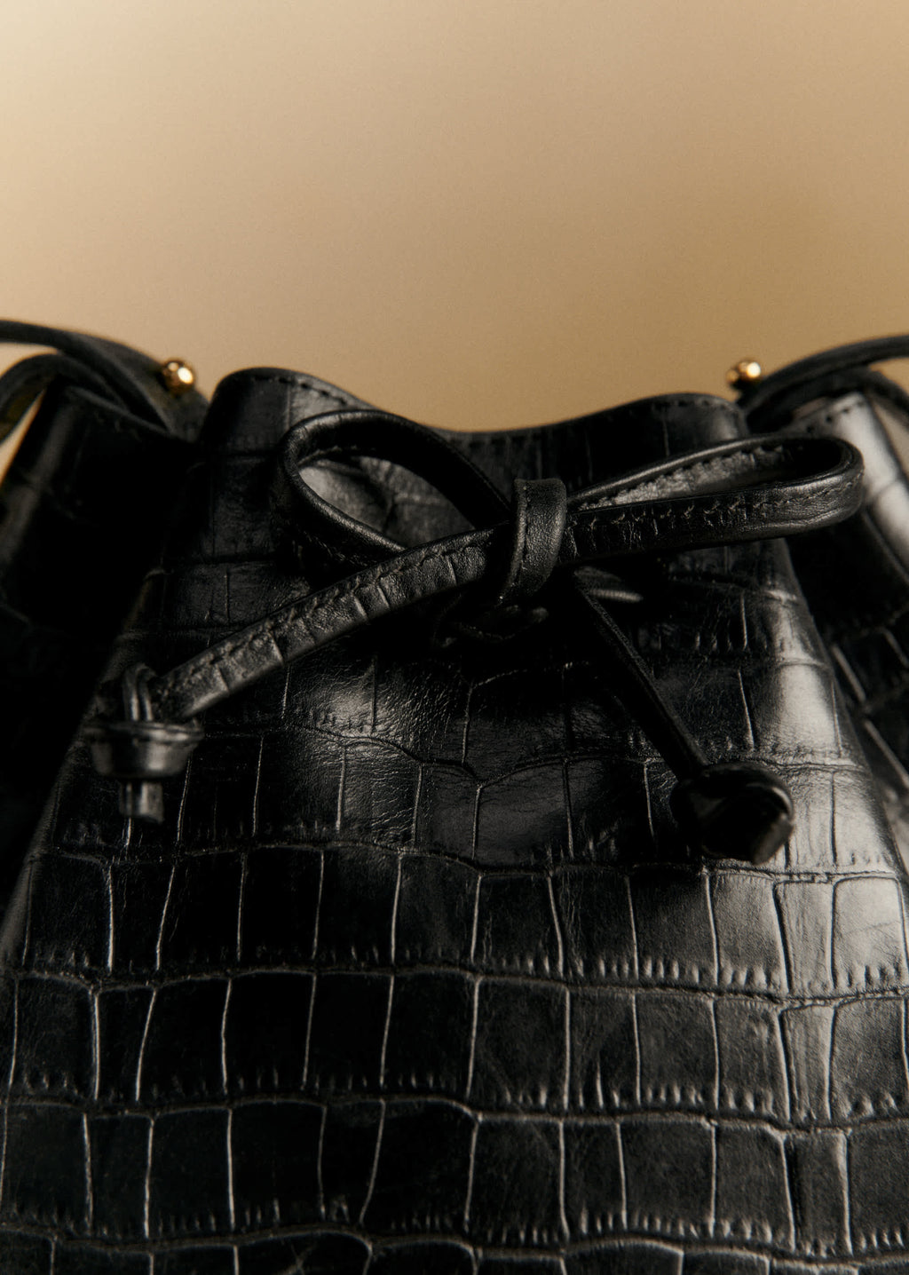 Bourse Farrow - Noir Croco
