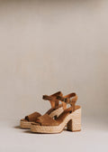 Sandales High Dorothée - Taupe Kaki