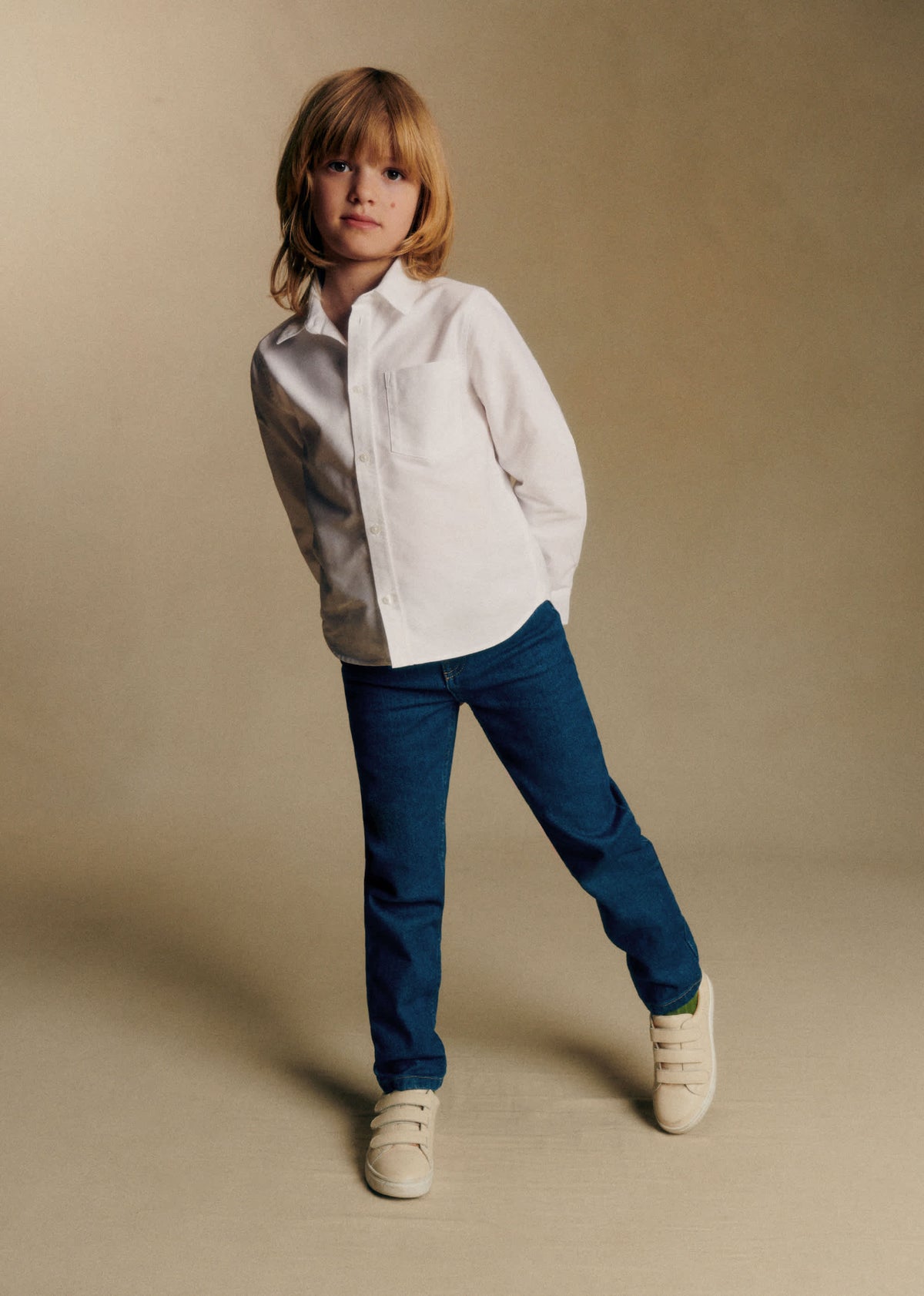 Pantalon Léo - Bleu Denim Foncé