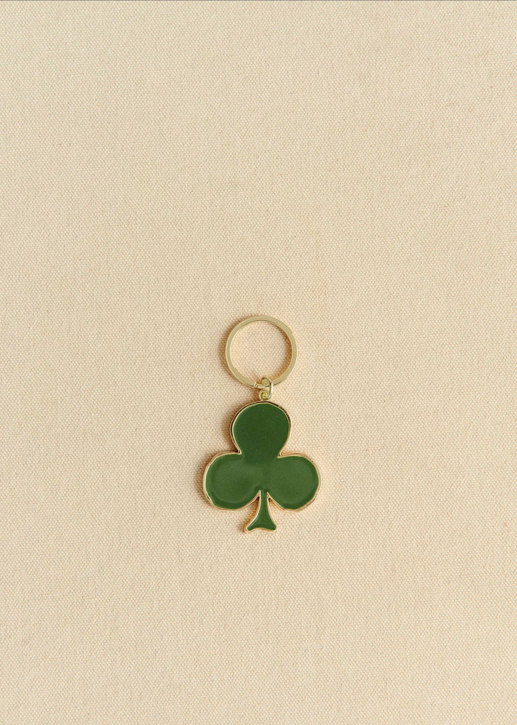 Porte-clé Trèfle - Vert