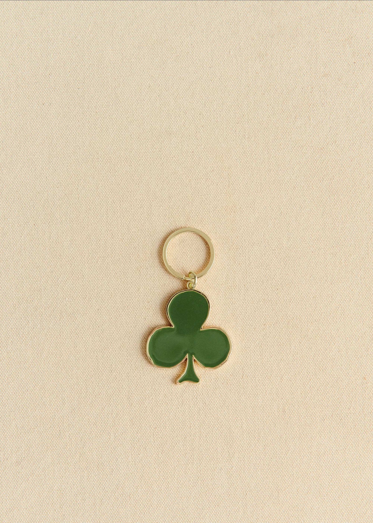 Porte-clé Trèfle - Vert