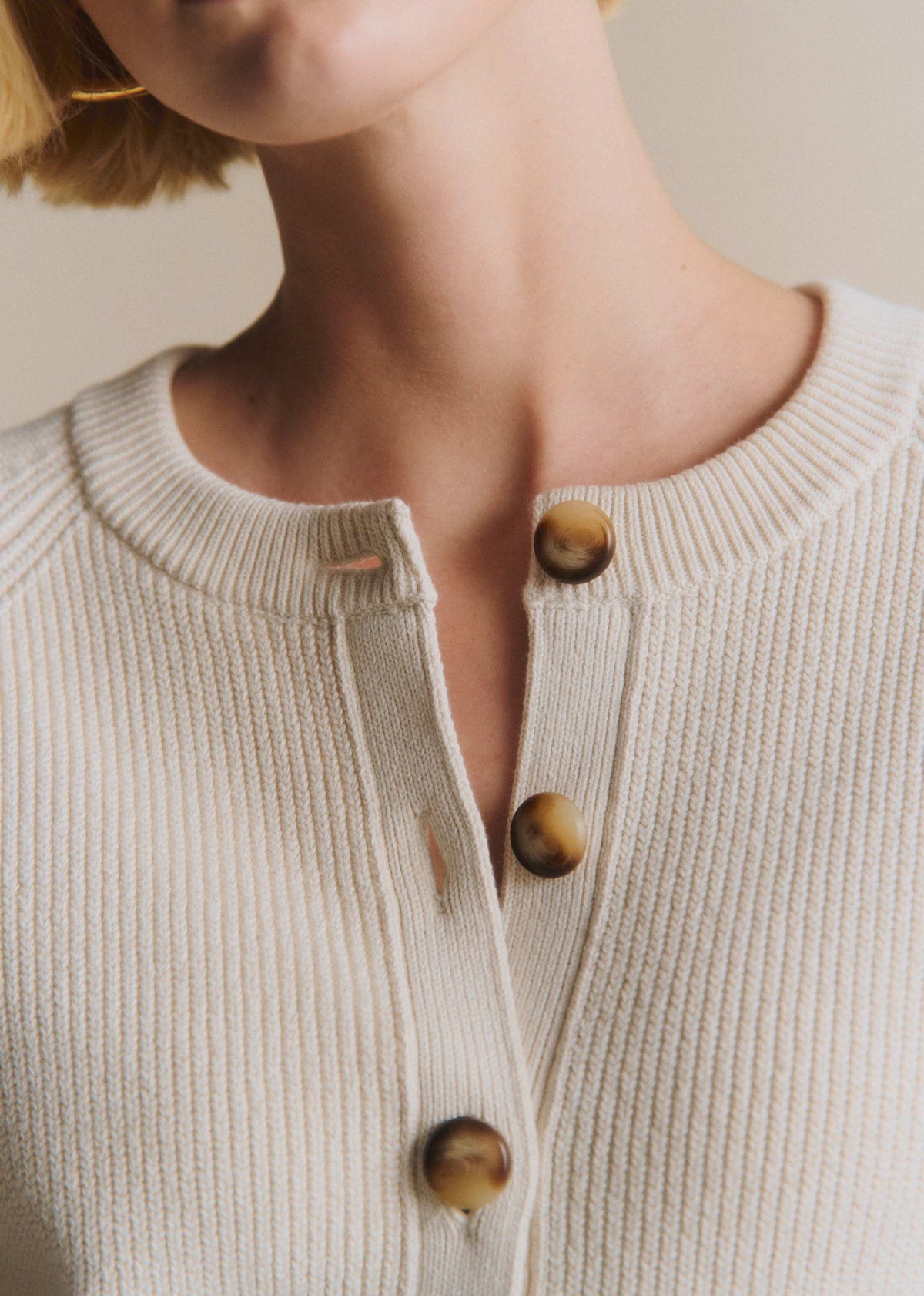Gilet Isaure - Ecru