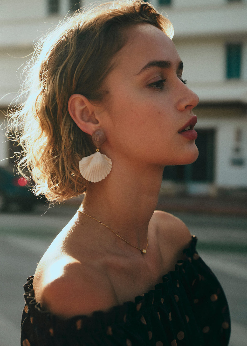 Boucles d'oreilles Isla - Ecru Multi