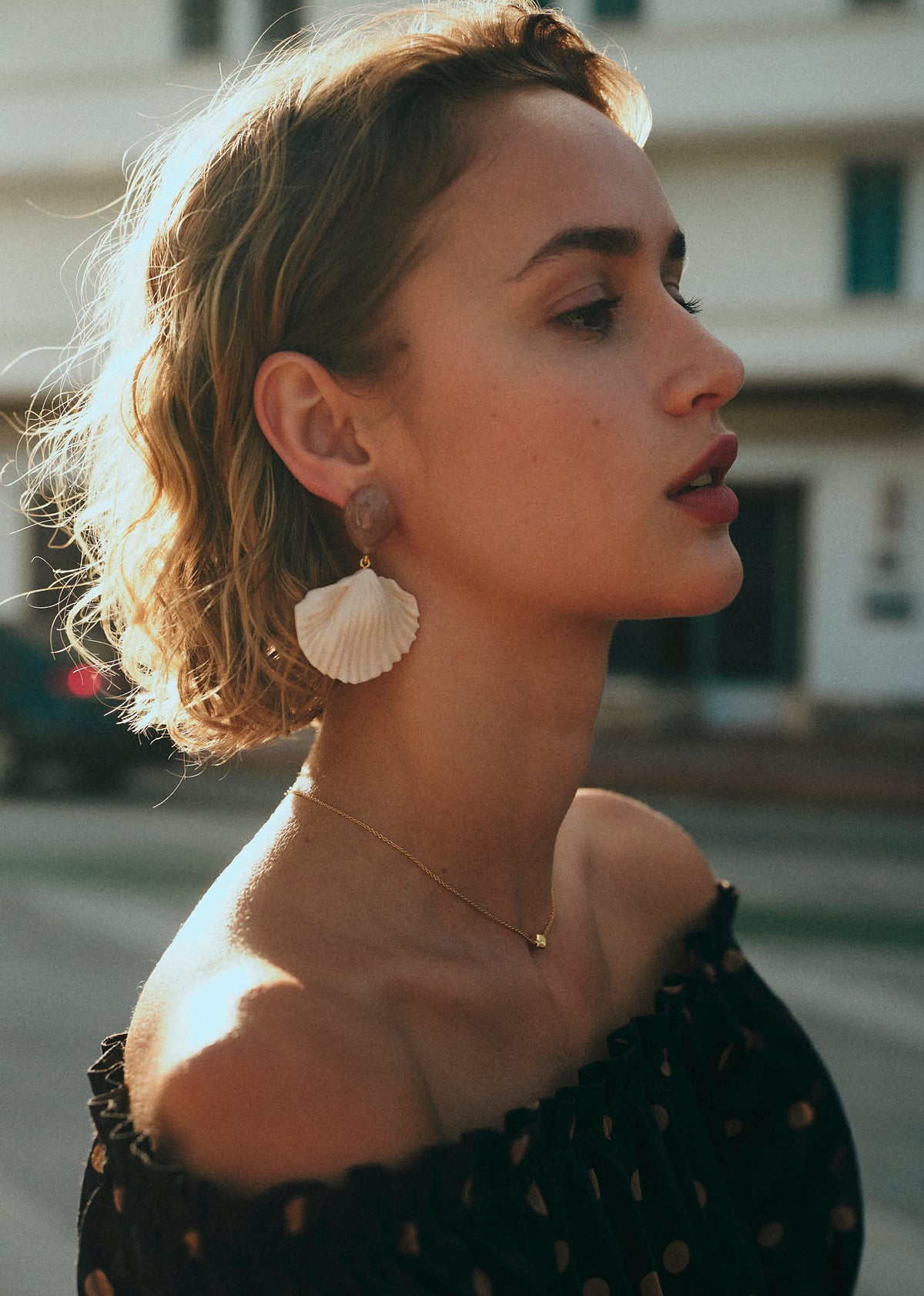 Boucles d'oreilles Isla - Ecru Multi