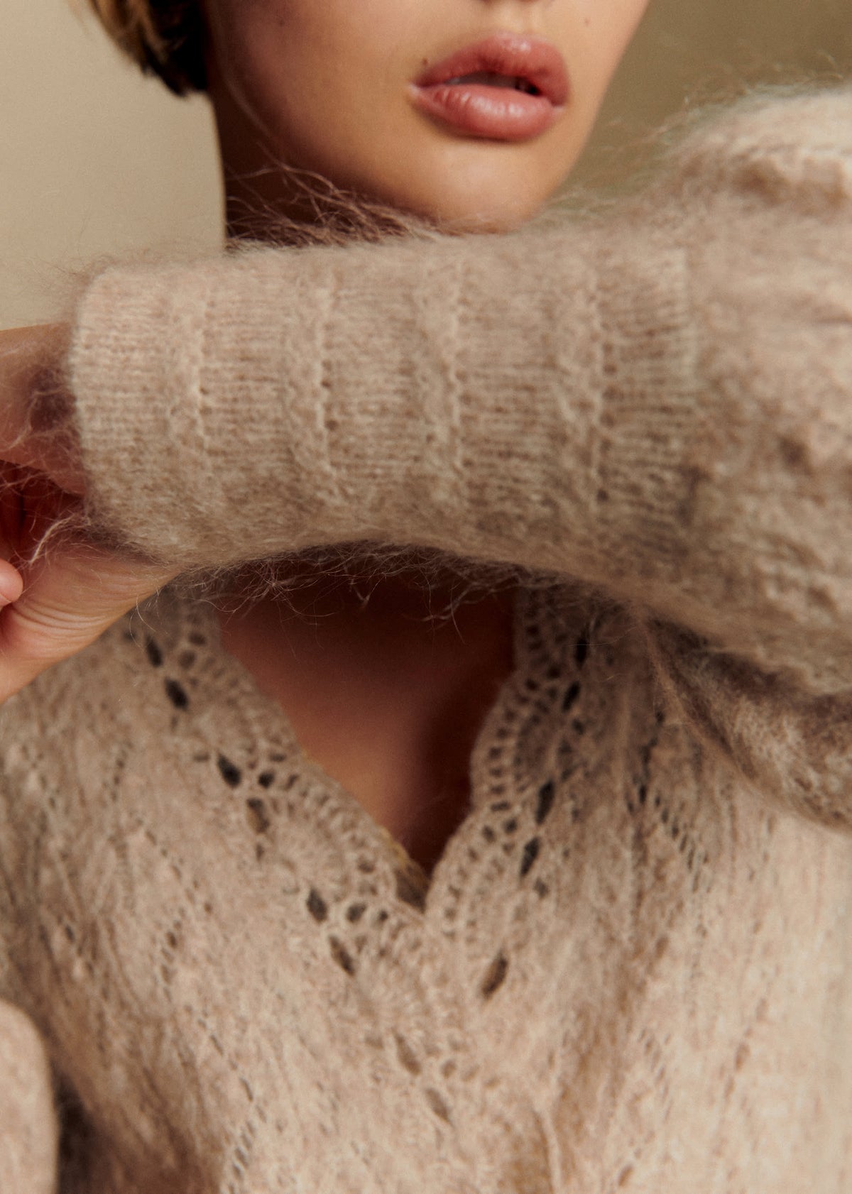 Pull Nathalia - Beige Chiné