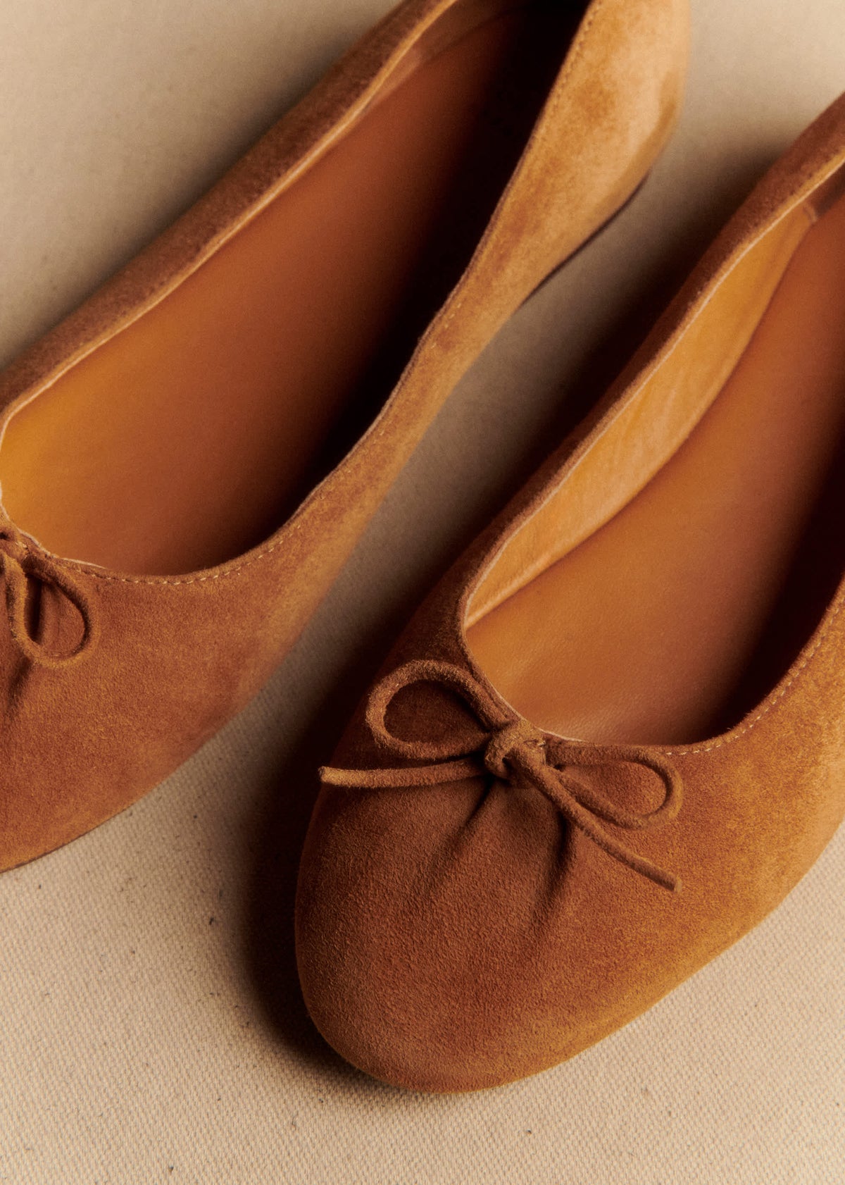 Ballerines Low Agathe - Noisette