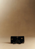 Pochette bijoux - Broderie Fleurs