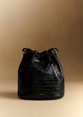 Bourse Farrow - Noir Croco