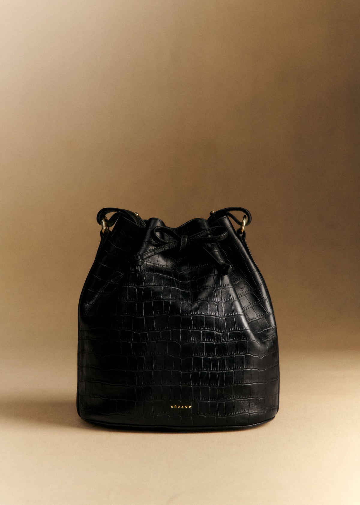 Bourse Farrow - Noir Croco