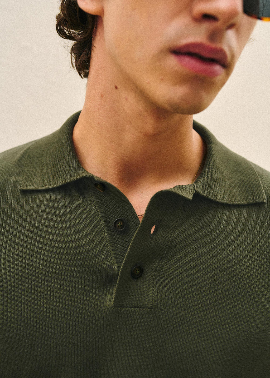 Polo Maille Andrea - Kaki