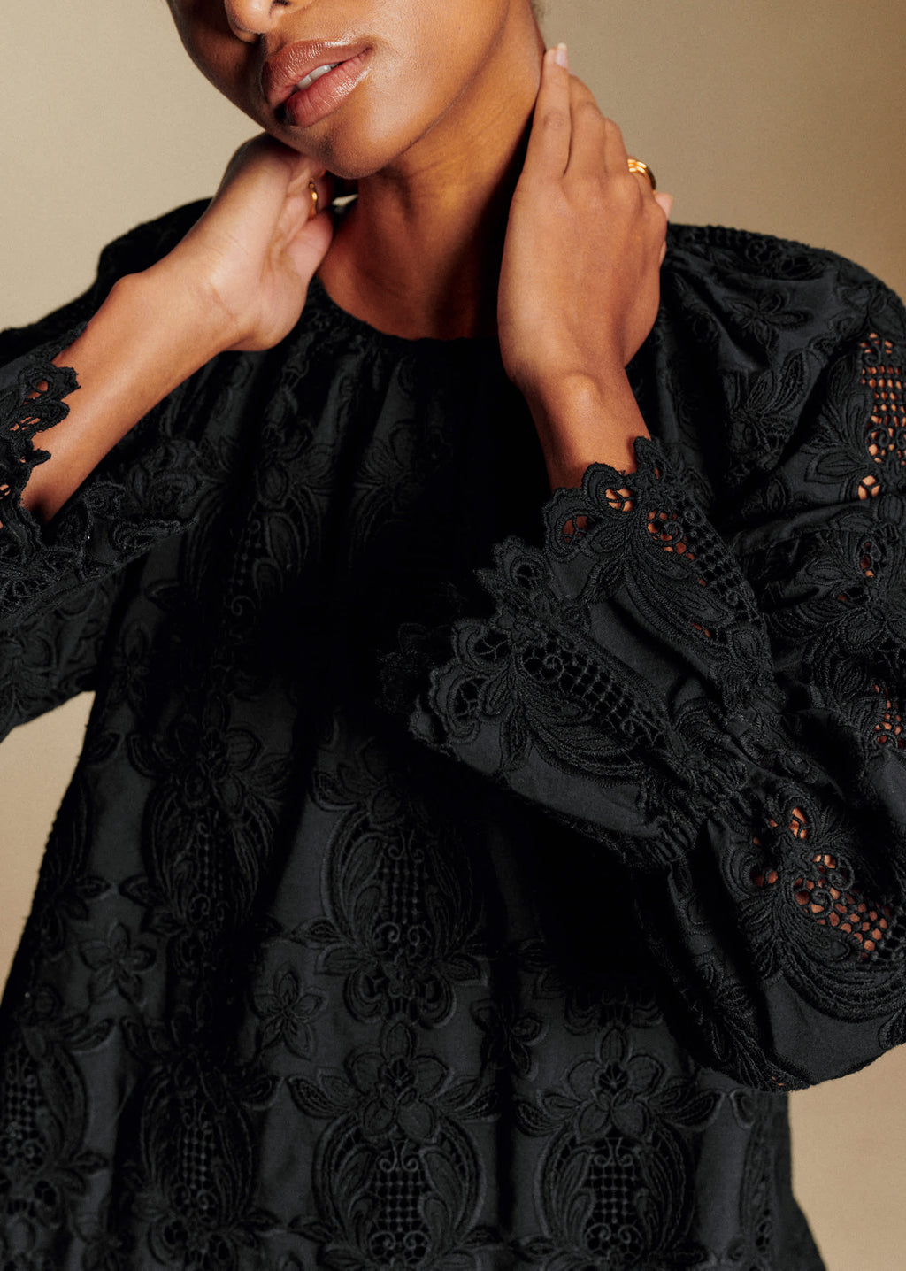 Robe LANKA - Dentelle Noire