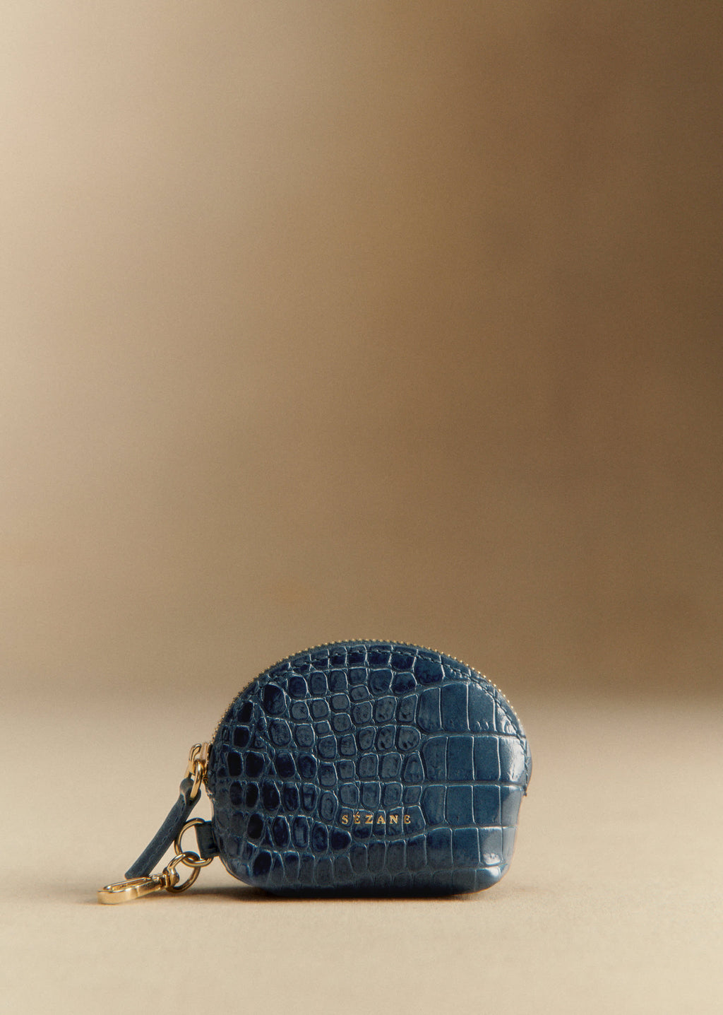 Porte-clés Sacha - Denim Croco