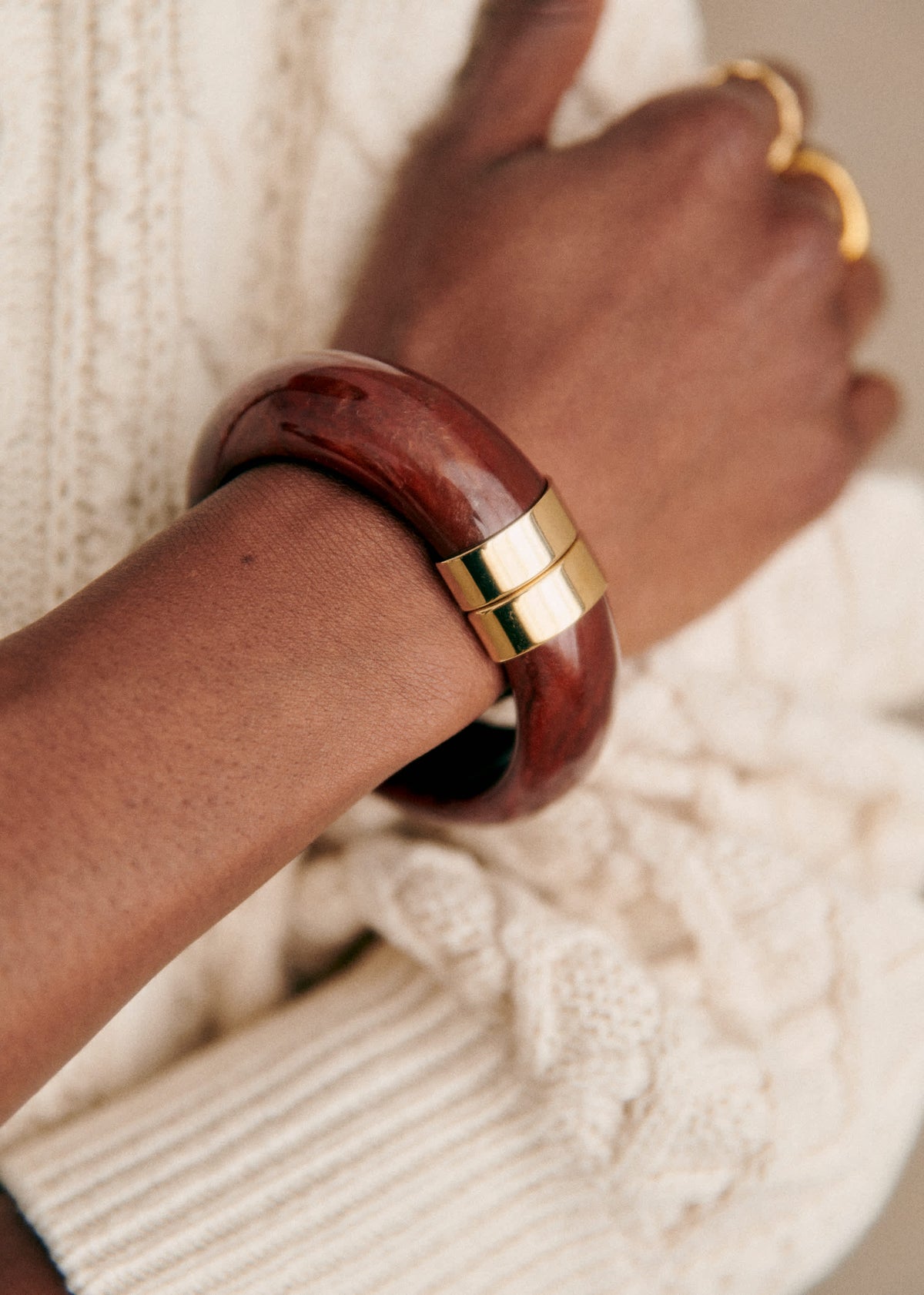 Bracelet Leo - Brun