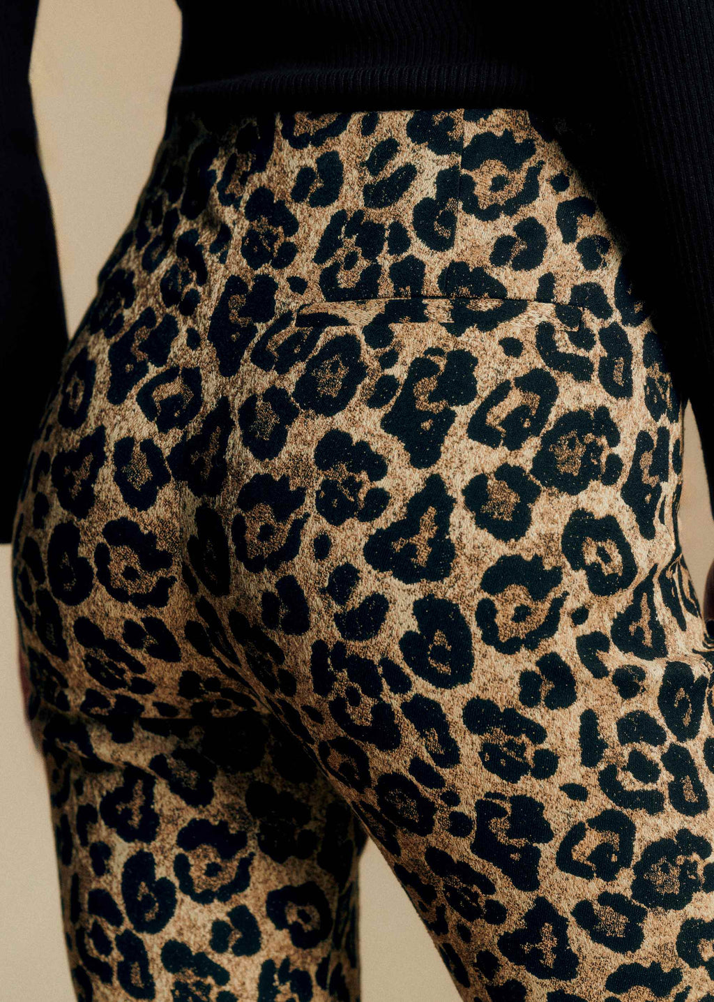 Pantalon Ciara - Jacquard Leopard