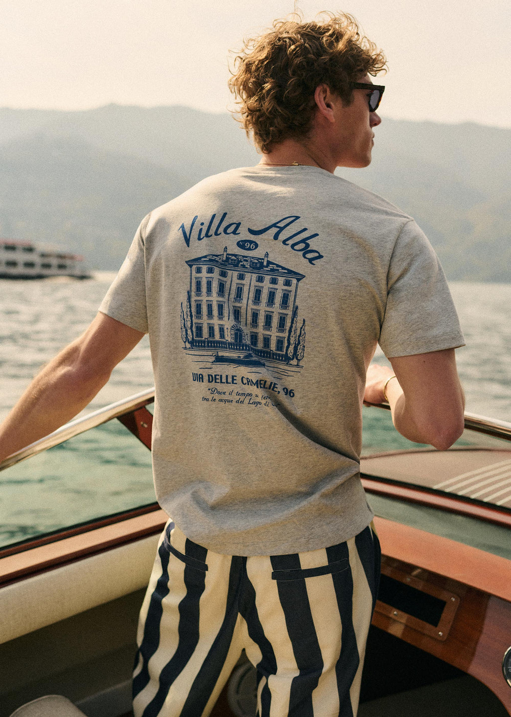 T-Shirt Villa Alba - Gris Chiné