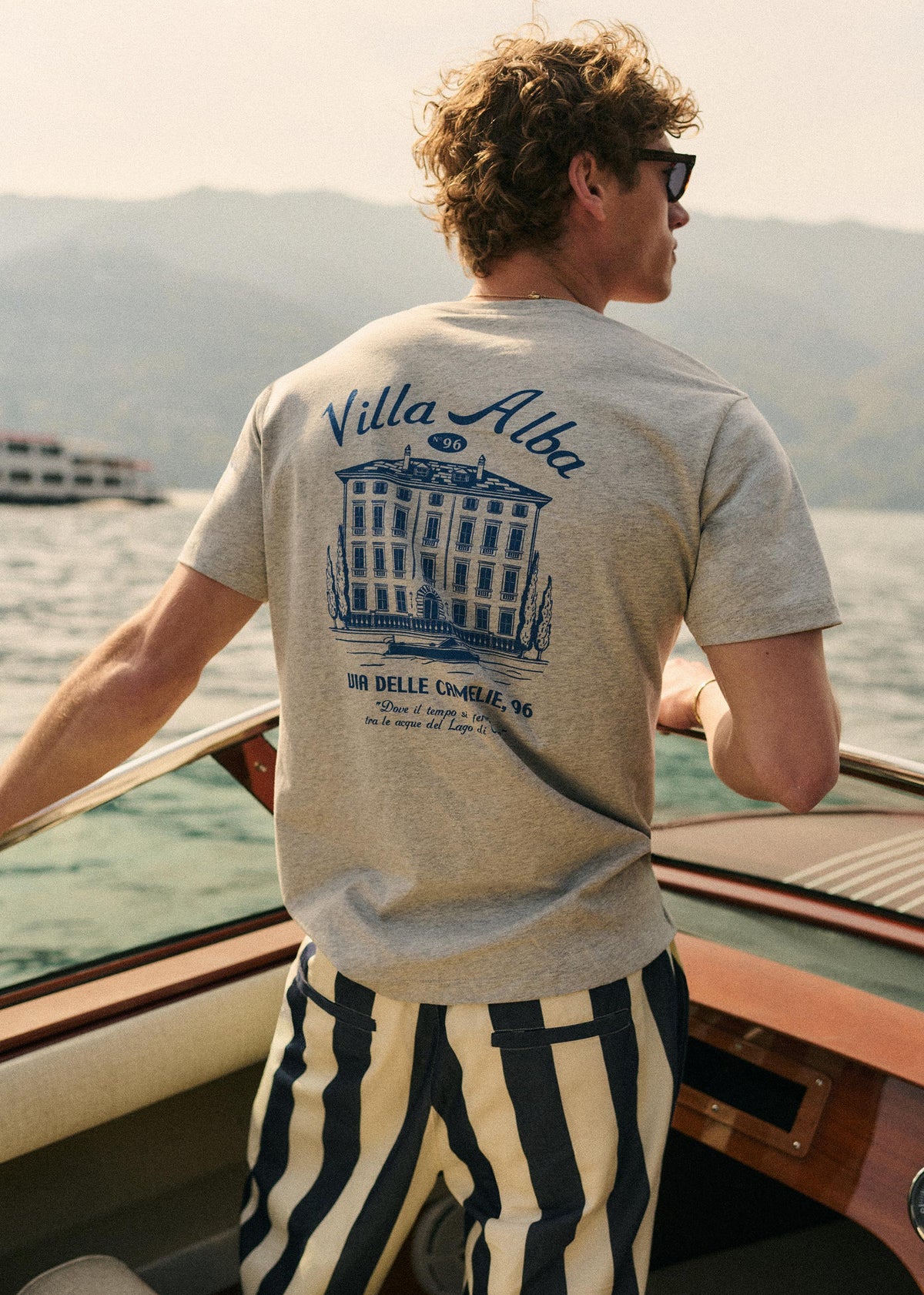 T-Shirt Villa Alba - Gris Chiné