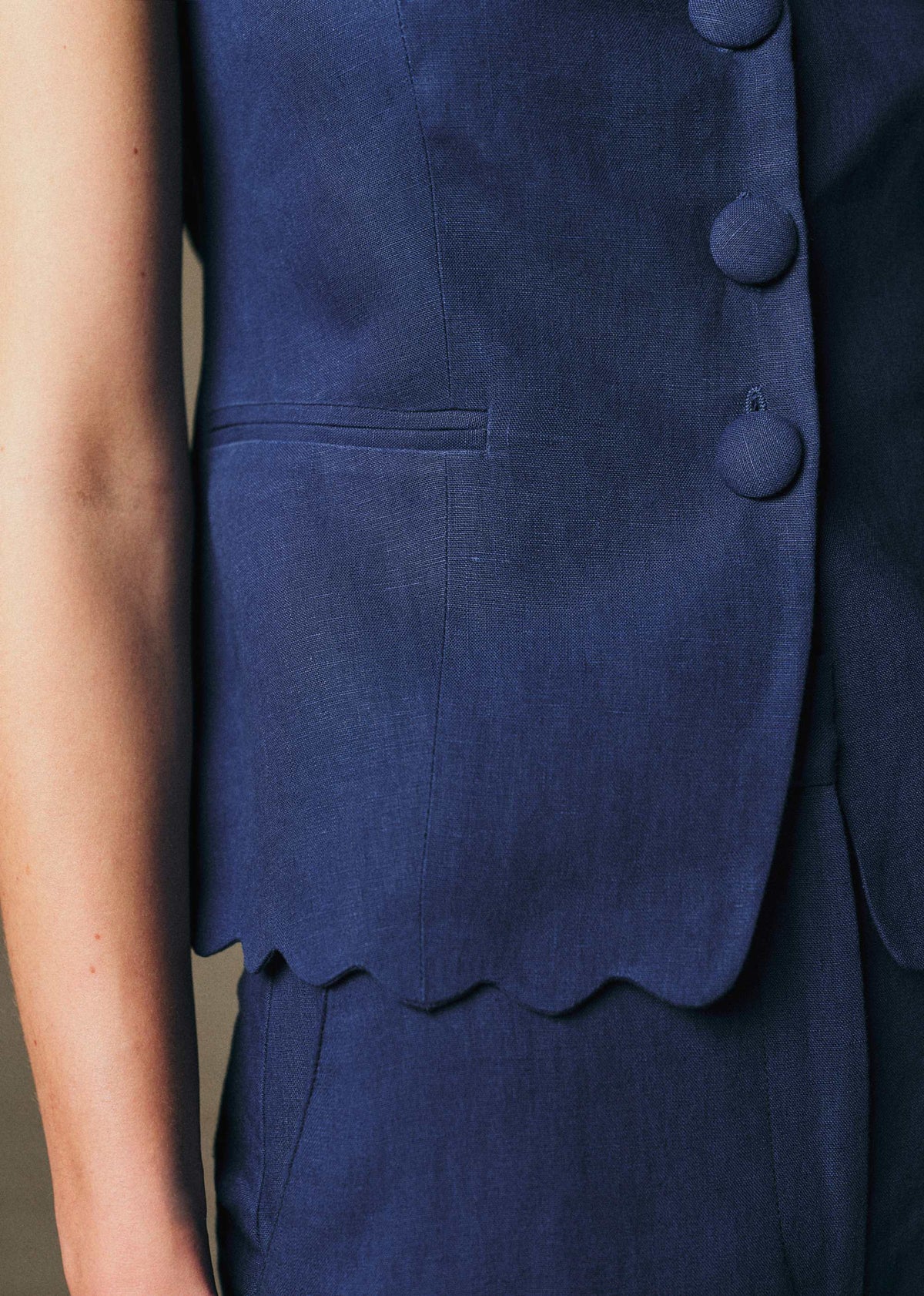 Blouse Clara - Bleu Cobalt