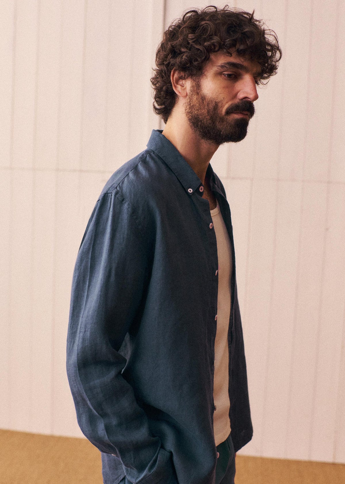 Chemise Charlie Lin - Bleu Nuit