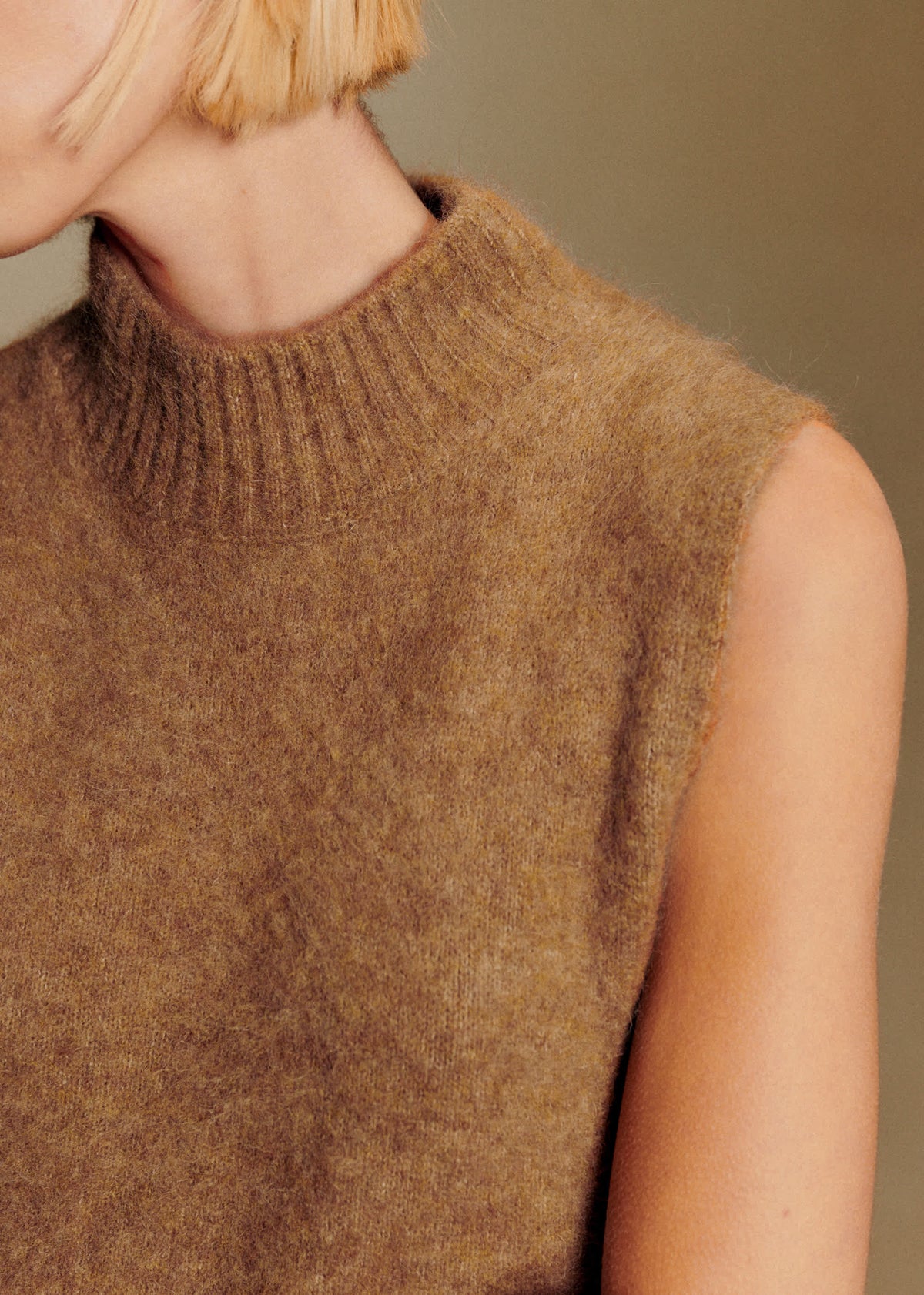 Pull Alessio - Sézane X Antoinette Poisson - Camel