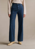 Pantalon Le Wide Leg - Bleu Foncé Oeillet