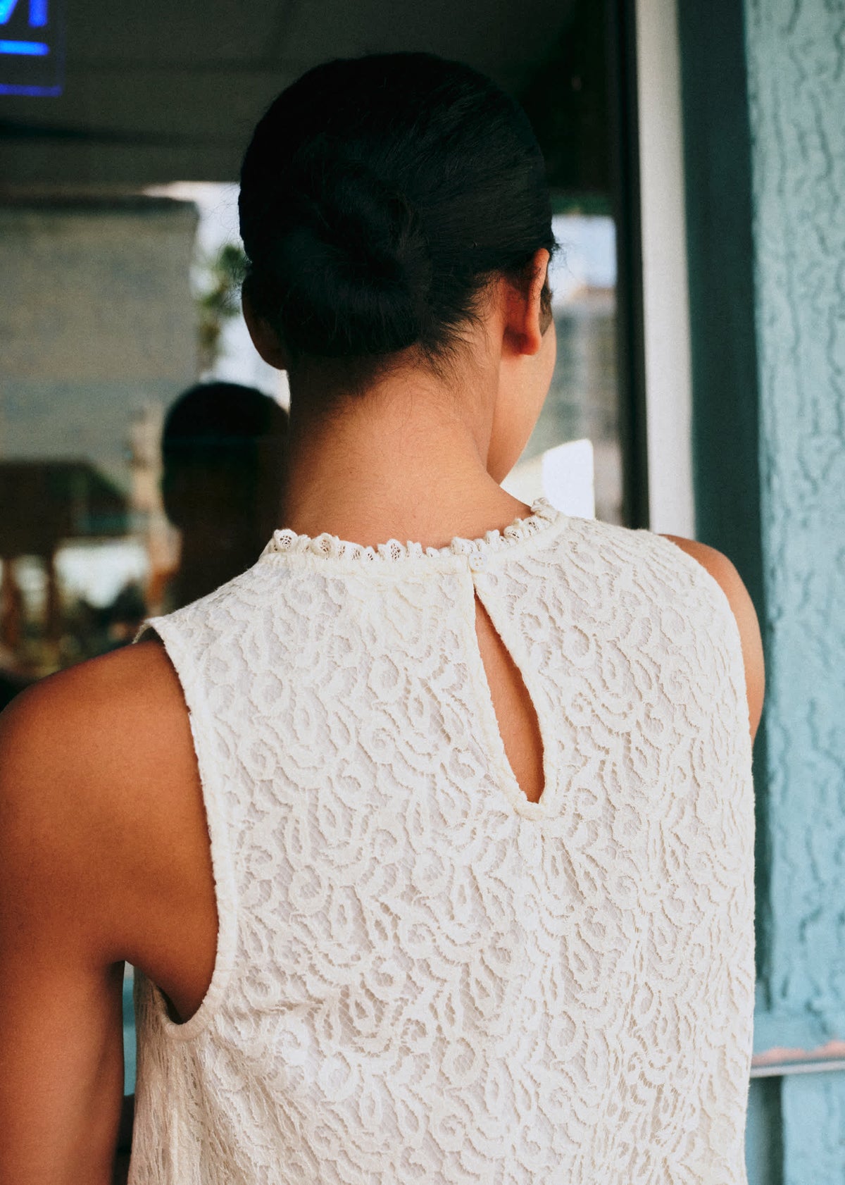 Blouse Celesta - Dentelle Écru