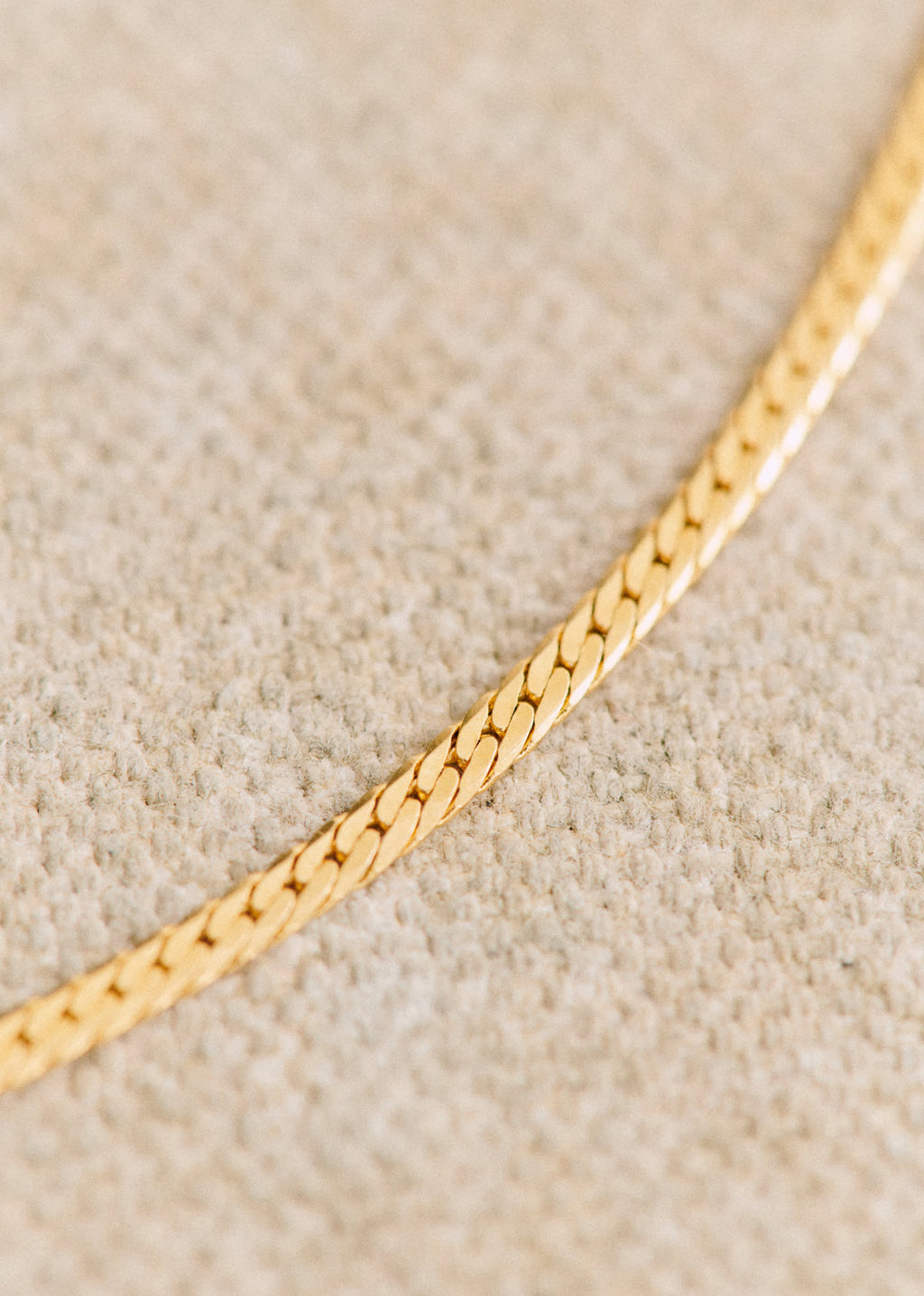 Collier Irma Plat - Doré
