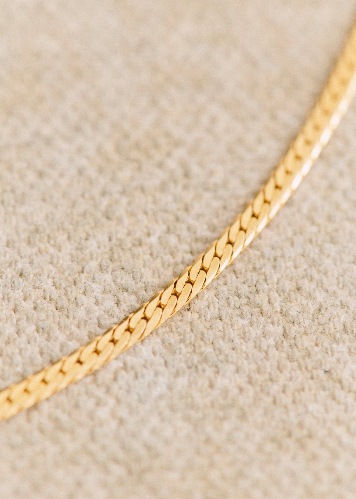 Collier Irma Plat - Doré
