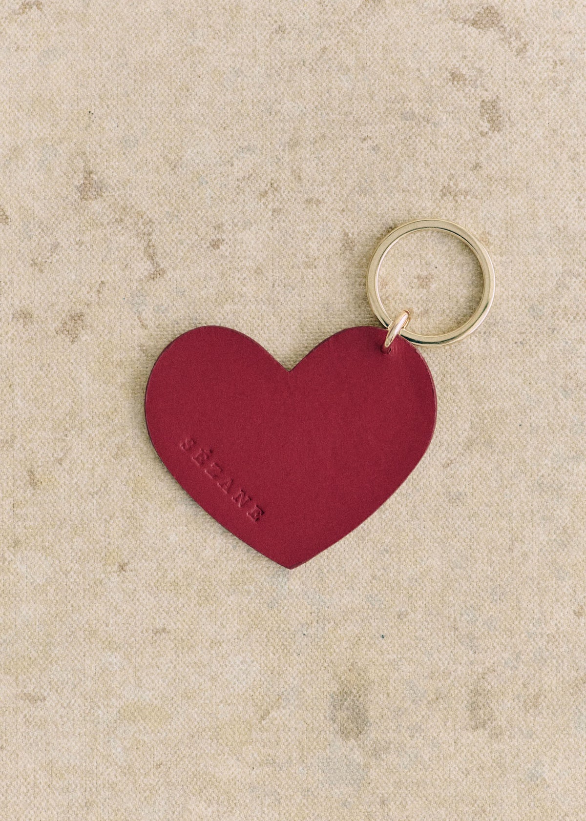 Porte-clé Coeur - Rouge "Amour fou"