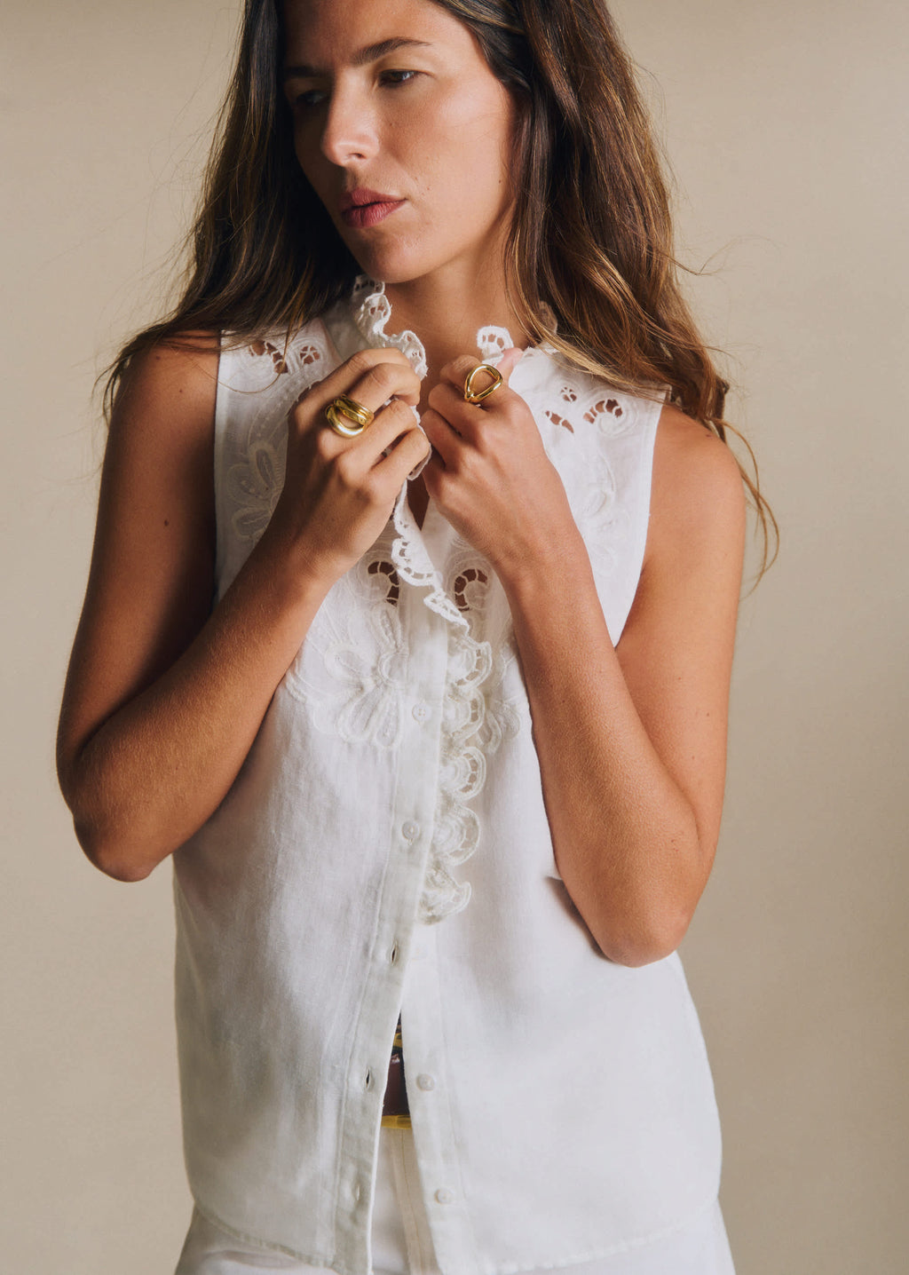Blouse Sasky - Ecru