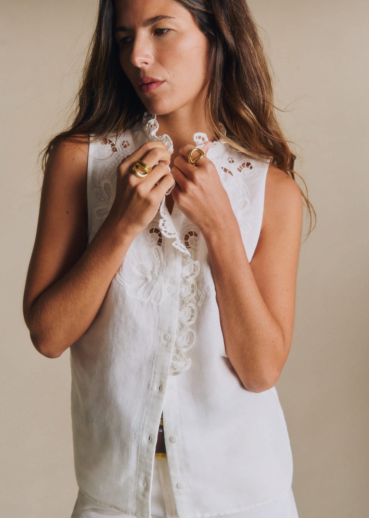 Blouse Sasky - Ecru