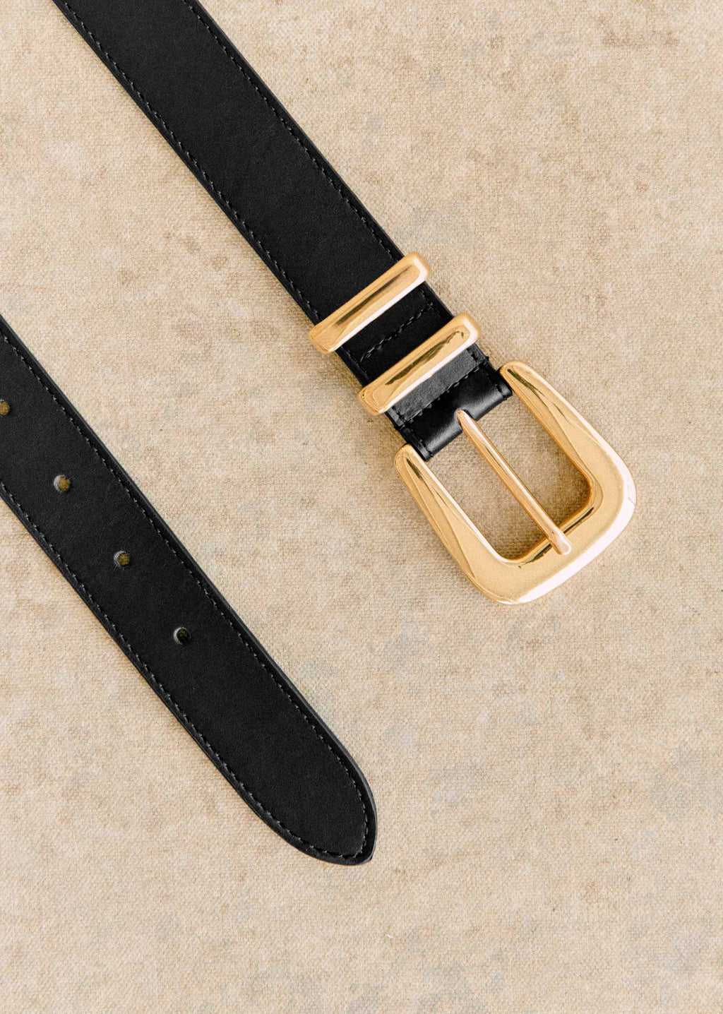 Ceinture Oria - Noir Lisse