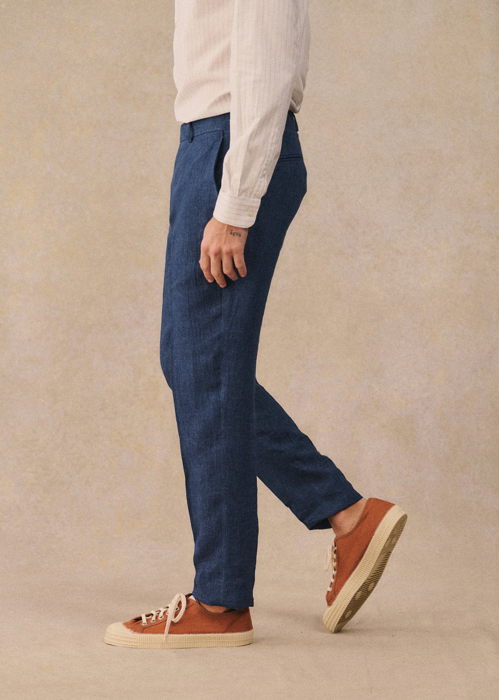 Pantalon Deon - Bleu Chiné