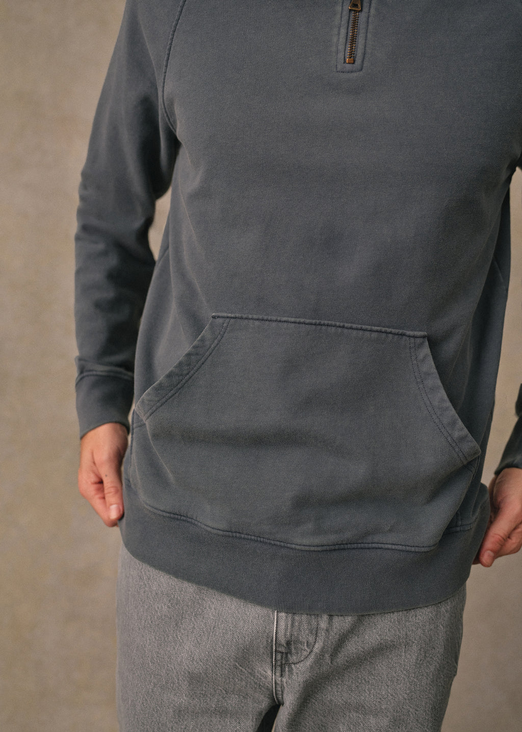 Sweatshirt Harlin - Bleu Acier Délavé